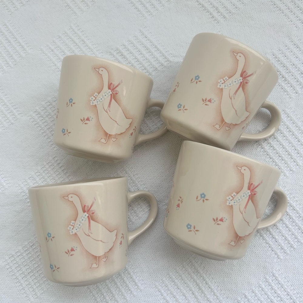Vintage Corelle Country Goose Salad Plate Set of 8 Farmhouse Cottage - Picture 3 of 5